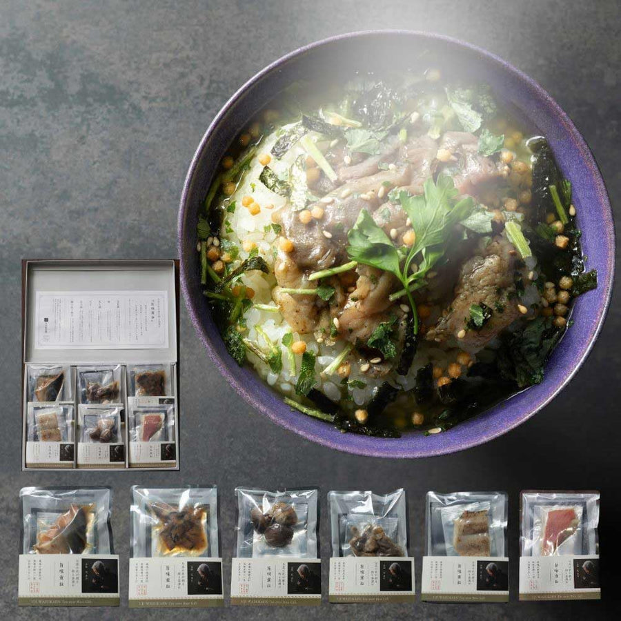 6食セット 高級海鮮お茶漬け ギフト 宇治玉露入り