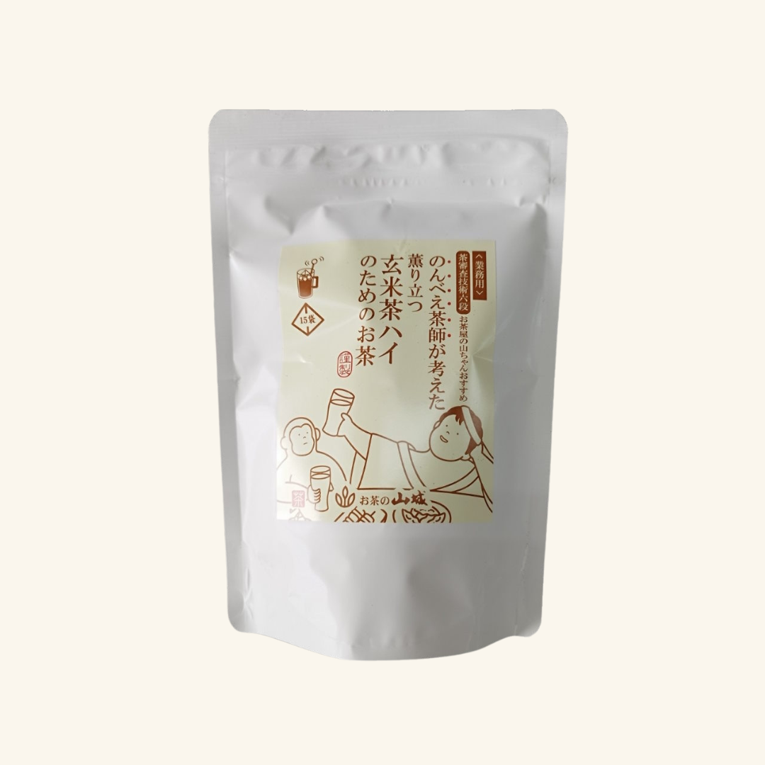 業務用のんべい茶師が考えた 玄米茶ハイのためのお茶 75g(15袋) – お茶