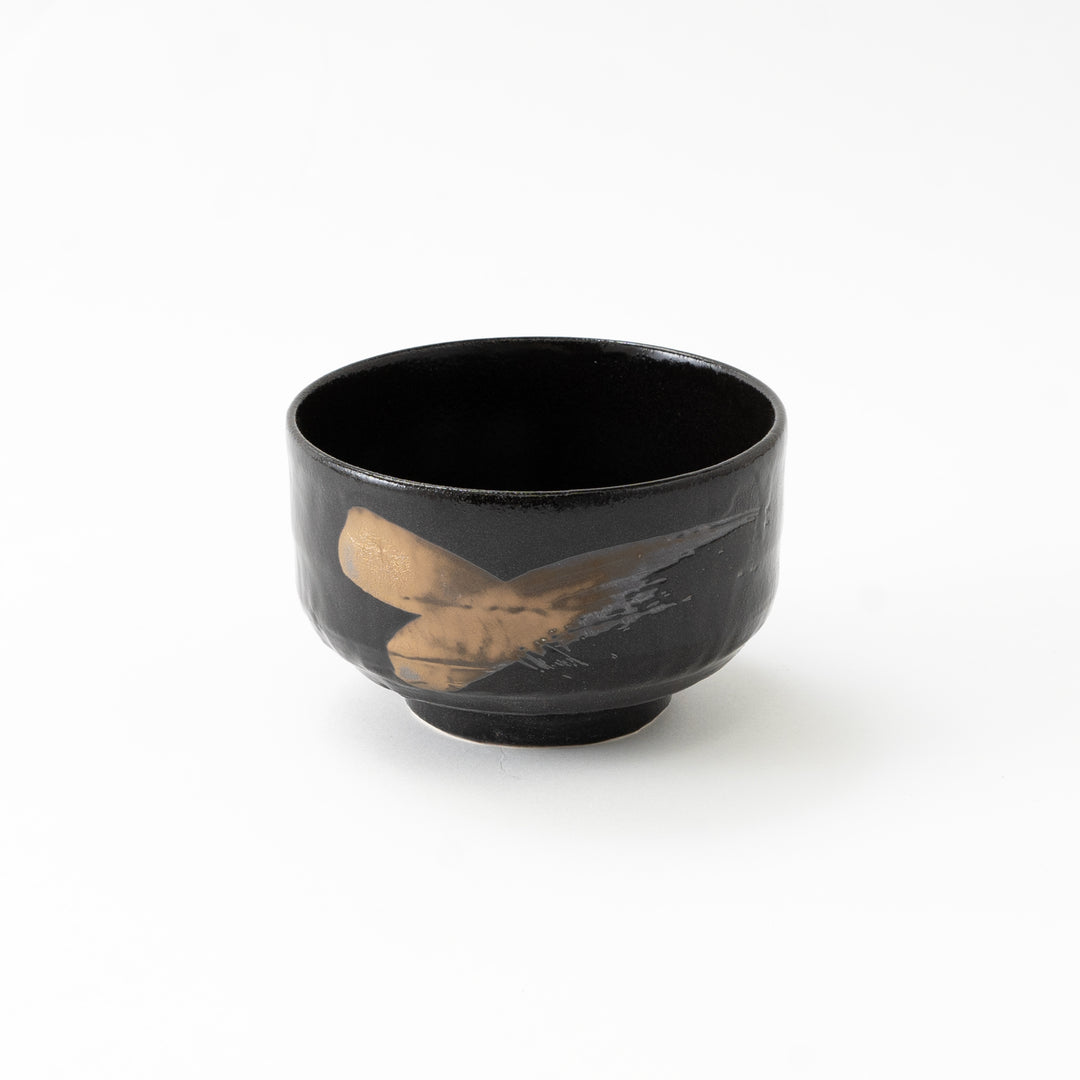 抹茶碗 黒刷毛