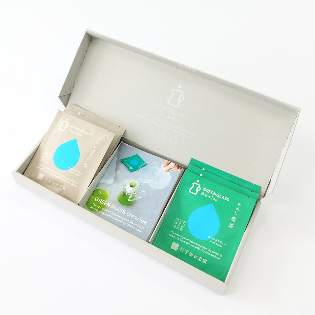 グリーングラスブリューティー ドリップバッグ ギフトセット(煎茶3袋+ほうじ茶3袋)