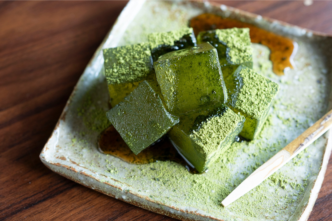 お茶屋こだわり、抹茶の香りを味わう 抹茶わらび餅 新発売！