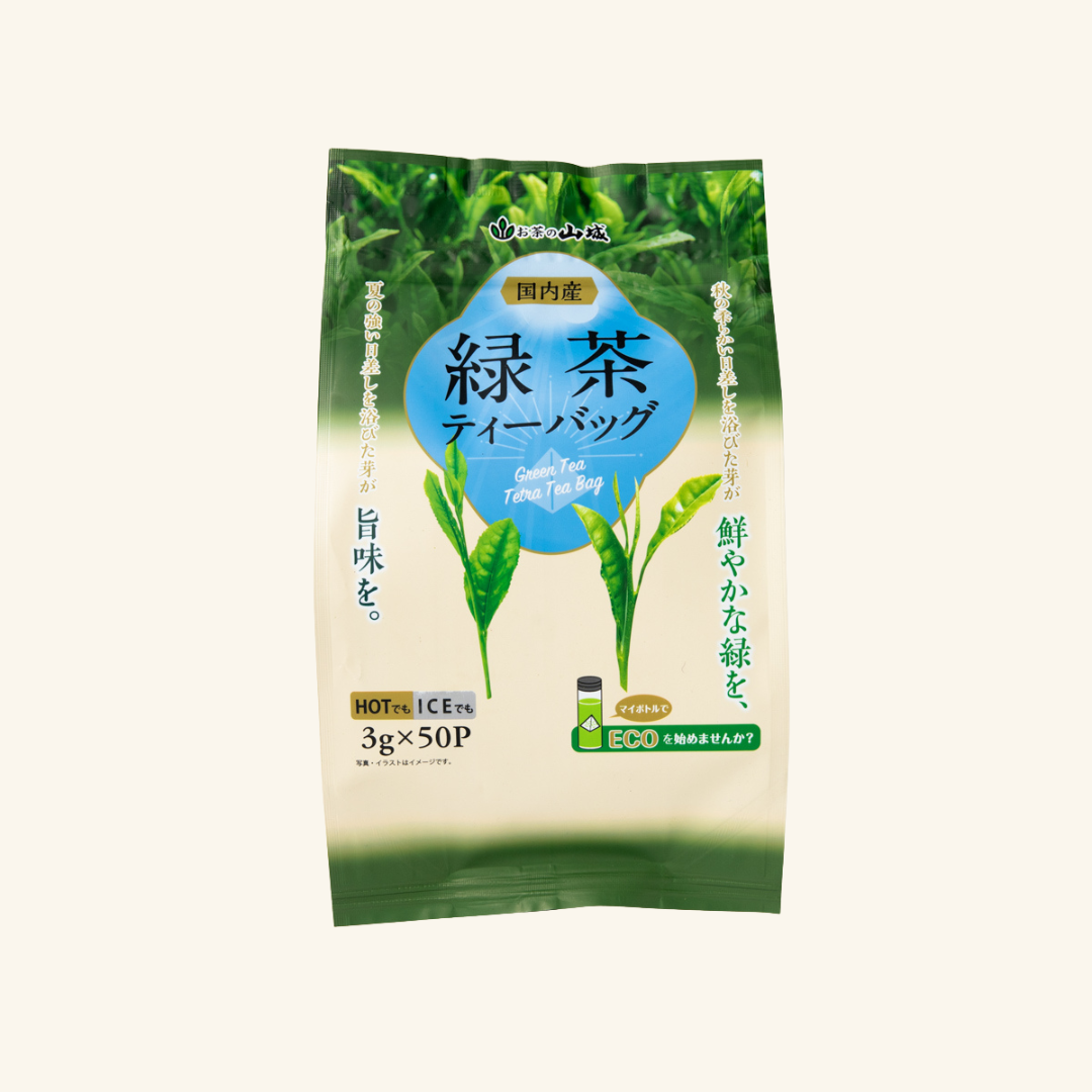 国内産緑茶ティーバッグ　50袋　※休売