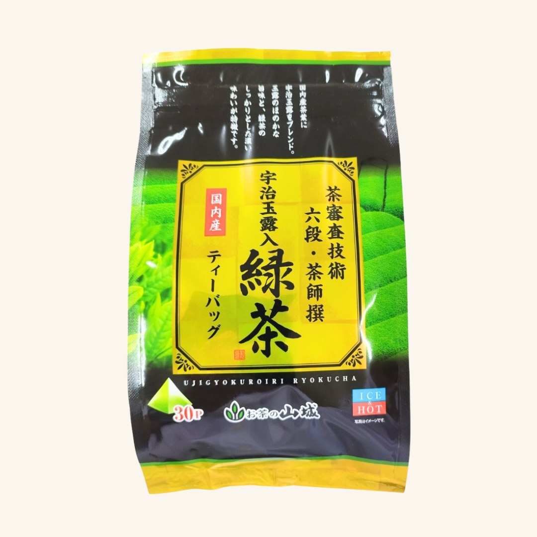 宇治玉露入り緑茶 ティーバッグ 茶審査技術六段・茶師撰　30袋　