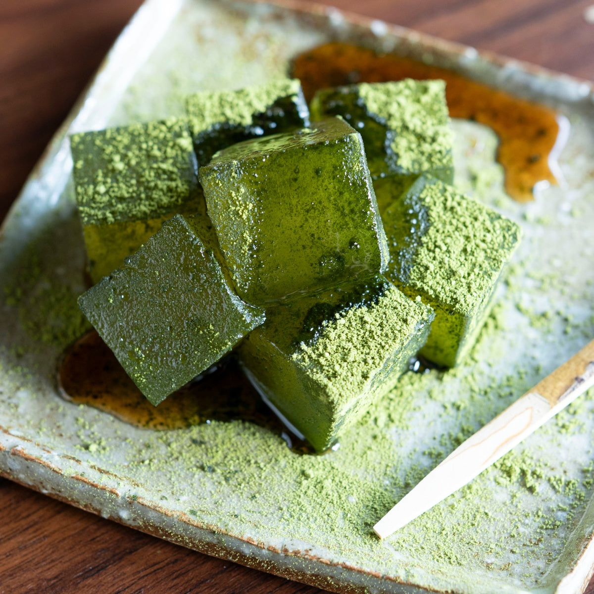 抹茶わらびもち