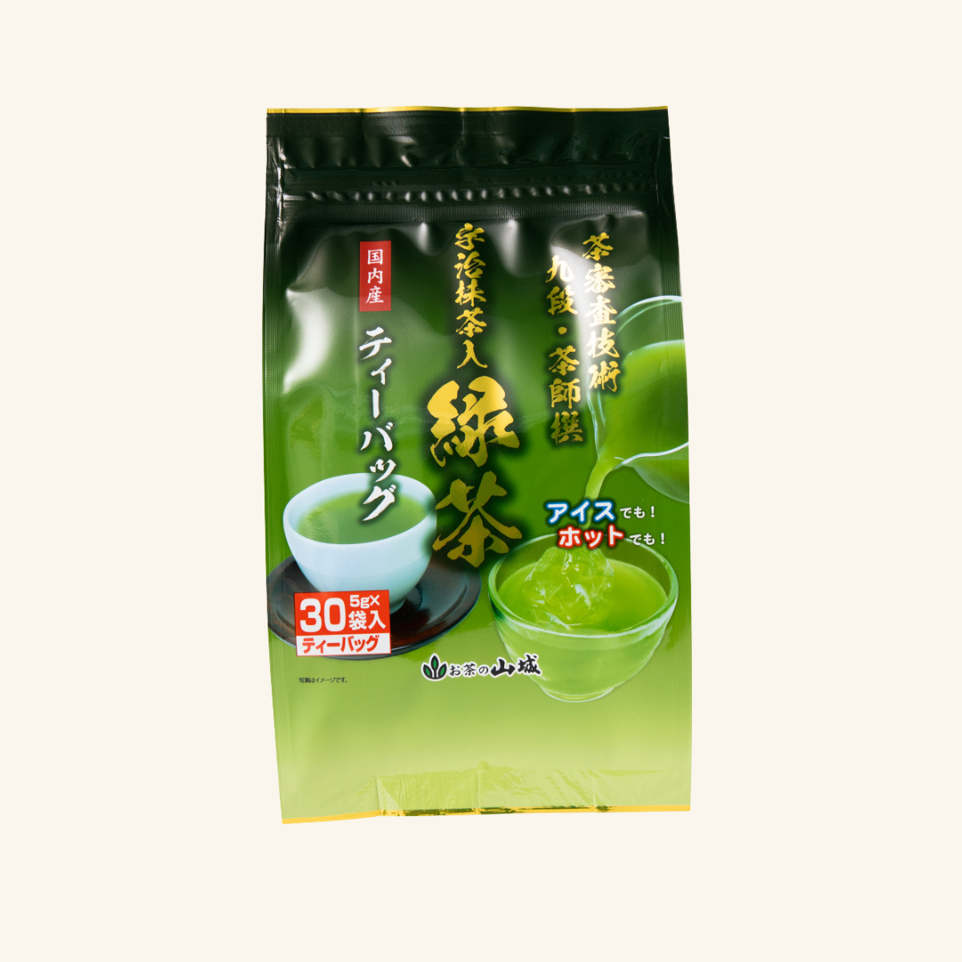 茶審査技術六段　茶師撰　宇治抹茶入り緑茶ティーバッグ　30袋