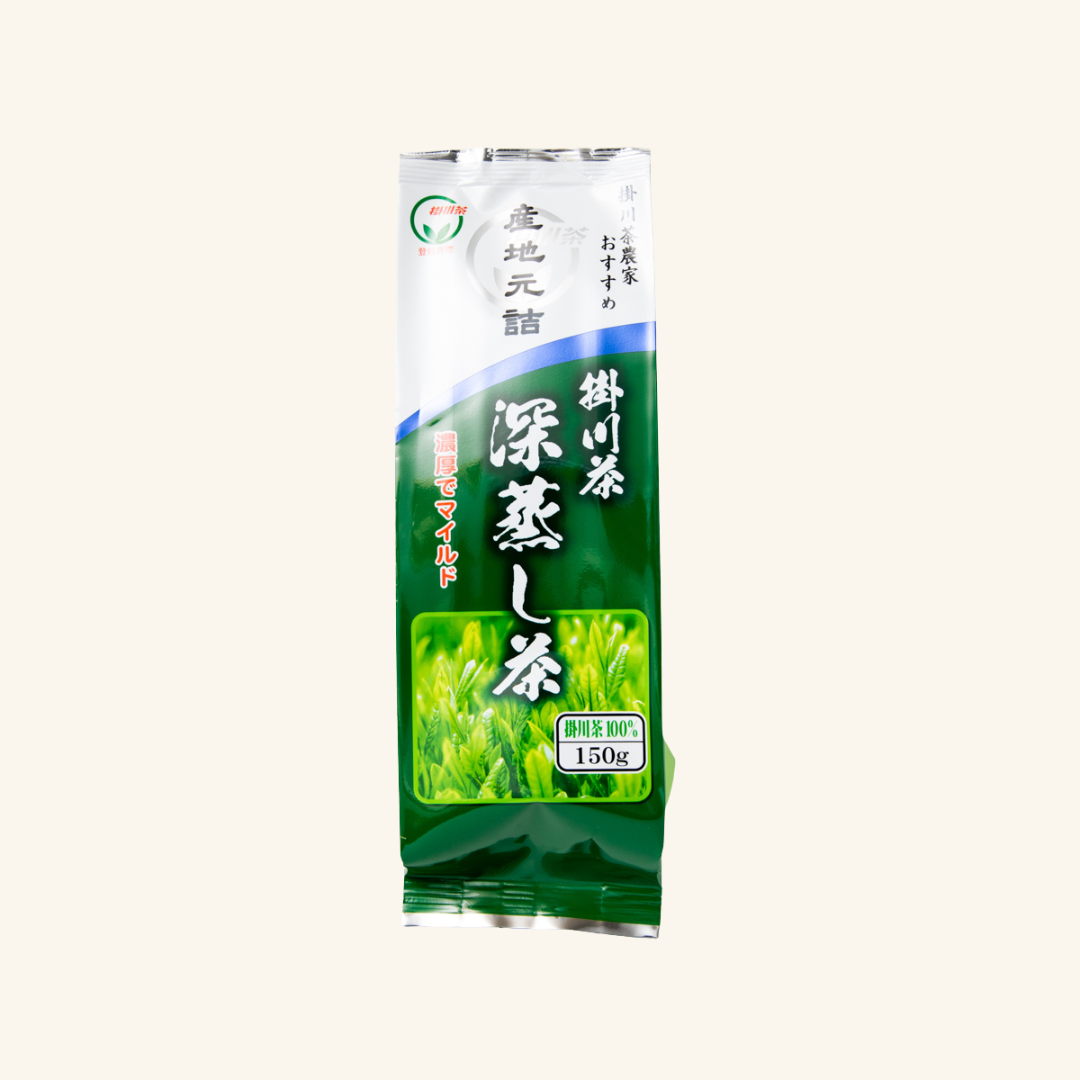 Locally packed Kakegawa deep steamed tea 150g