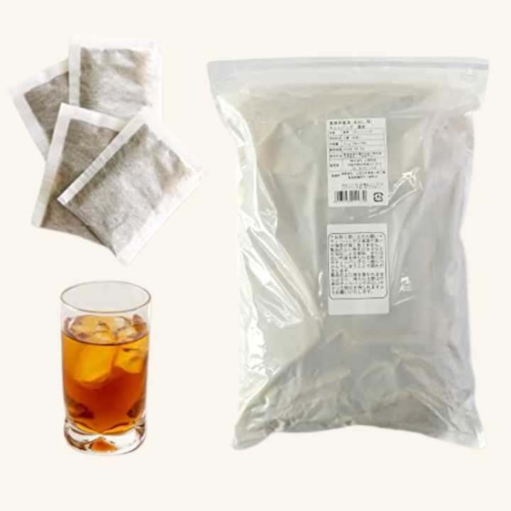 Large commercial tea bag, 10g x 100p, for cold brew or boiled tea (Japanese barley tea JP), made with six-row barley
