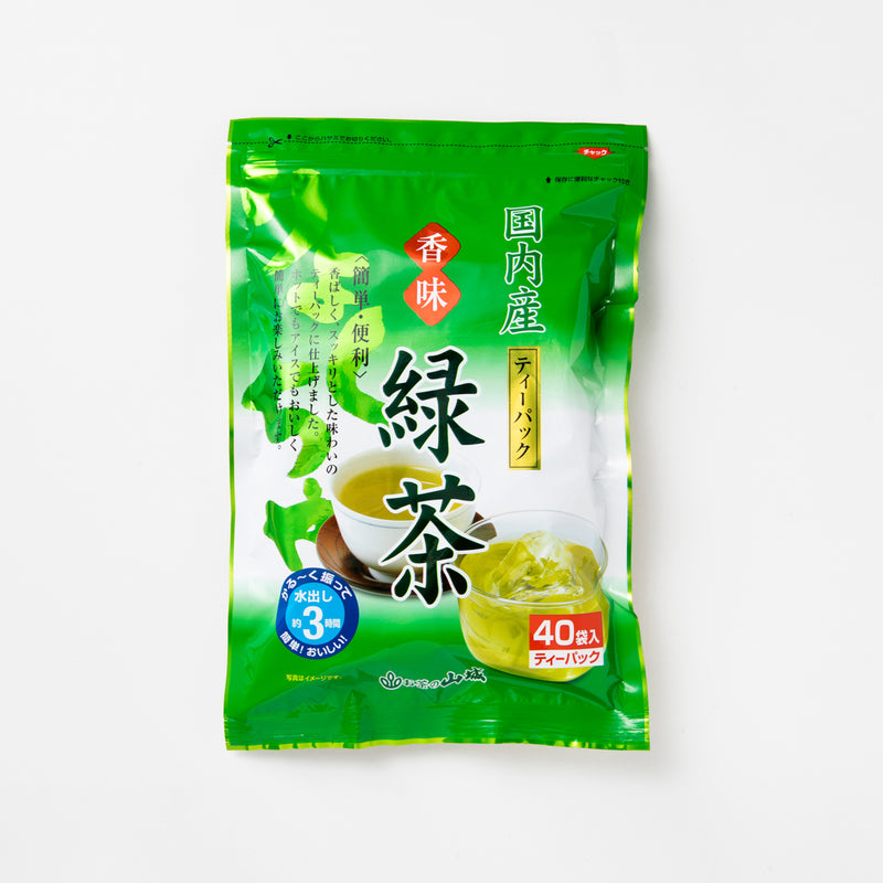 香味緑茶ティーバッグ　200ｇ（5ｇ×40ｐ）